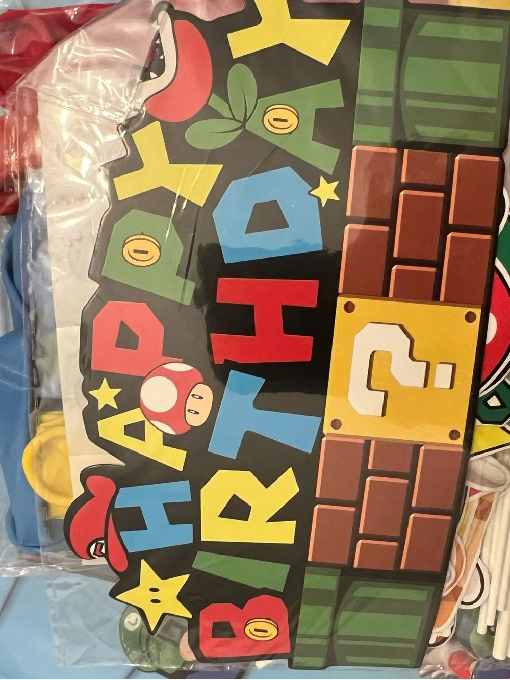 Mario party decor